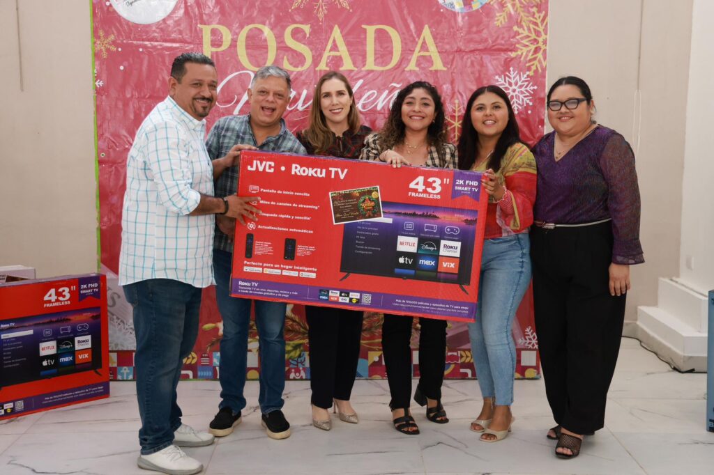Atenea Gómez Ricalde celebra posada navideña con medios de comunicación en reconocimiento a su labor informativa