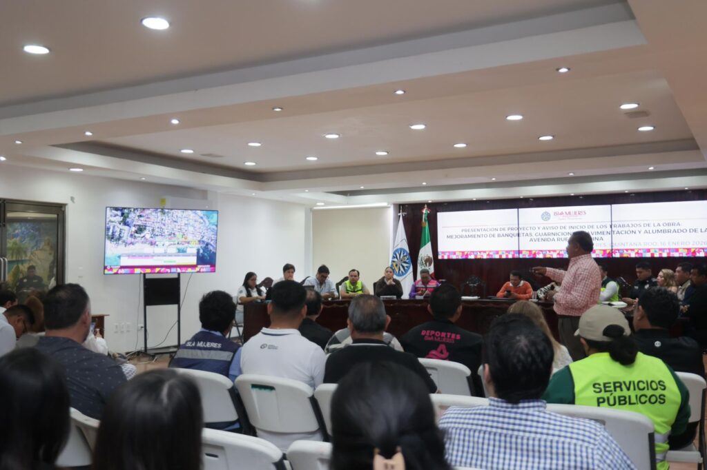 Gobierno de Isla Mujeres iniciará nueva obra integral en la avenida Rueda Medina