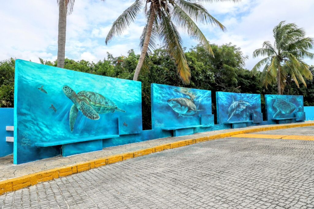 Gobierno Municipal promueve cuidado ambiental a través del arte en Isla Mujeres