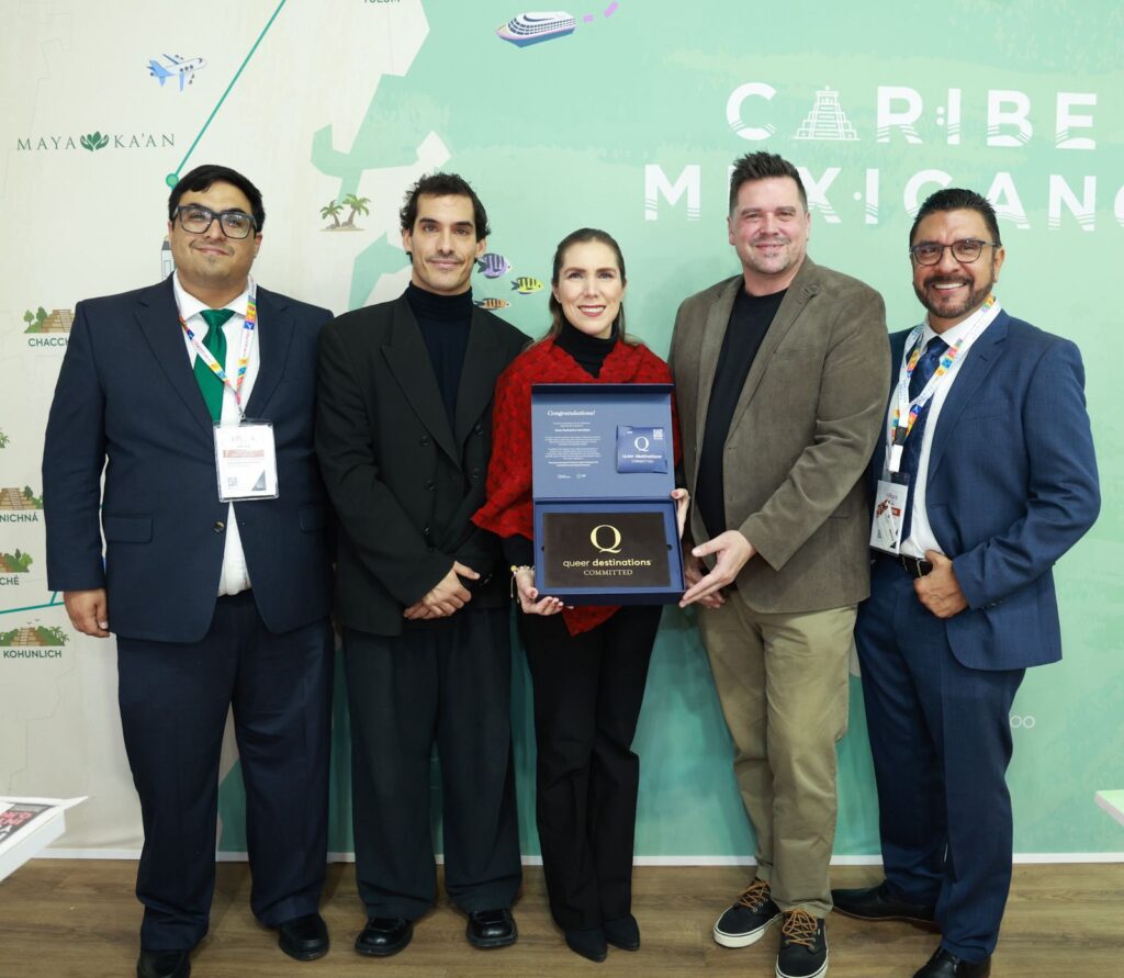 Isla Mujeres recibe certificación Queer Destinations por su compromiso con la inclusión y la diversidad en FITUR 2026