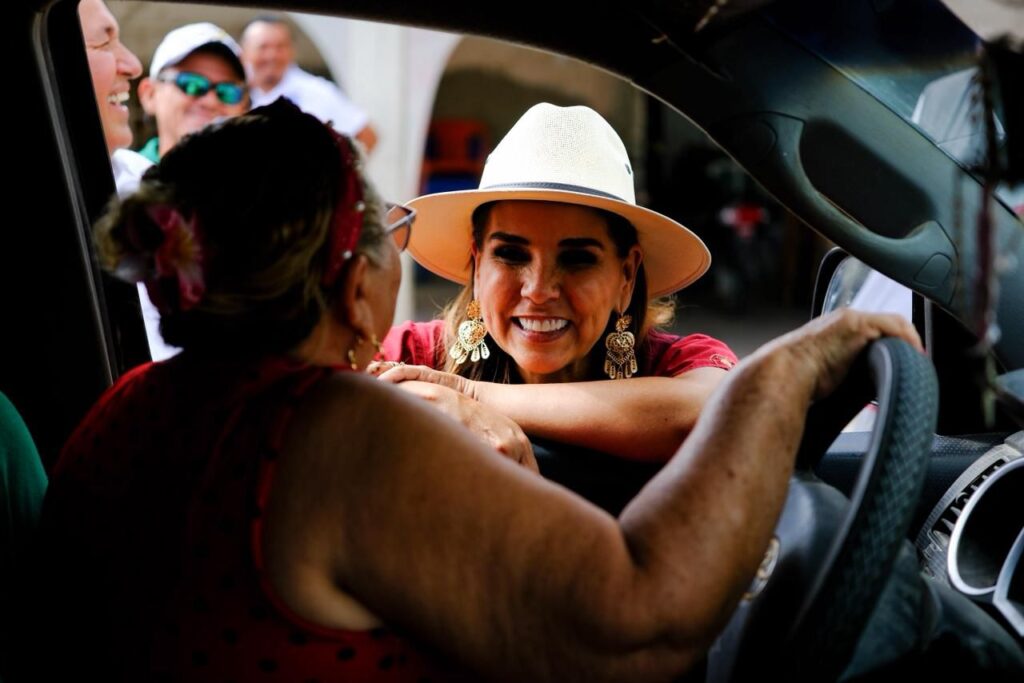 Constata Mara Lezama rehabilitación del tramo carretero Kantunilkín – Chiquilá, realizada por la SICT