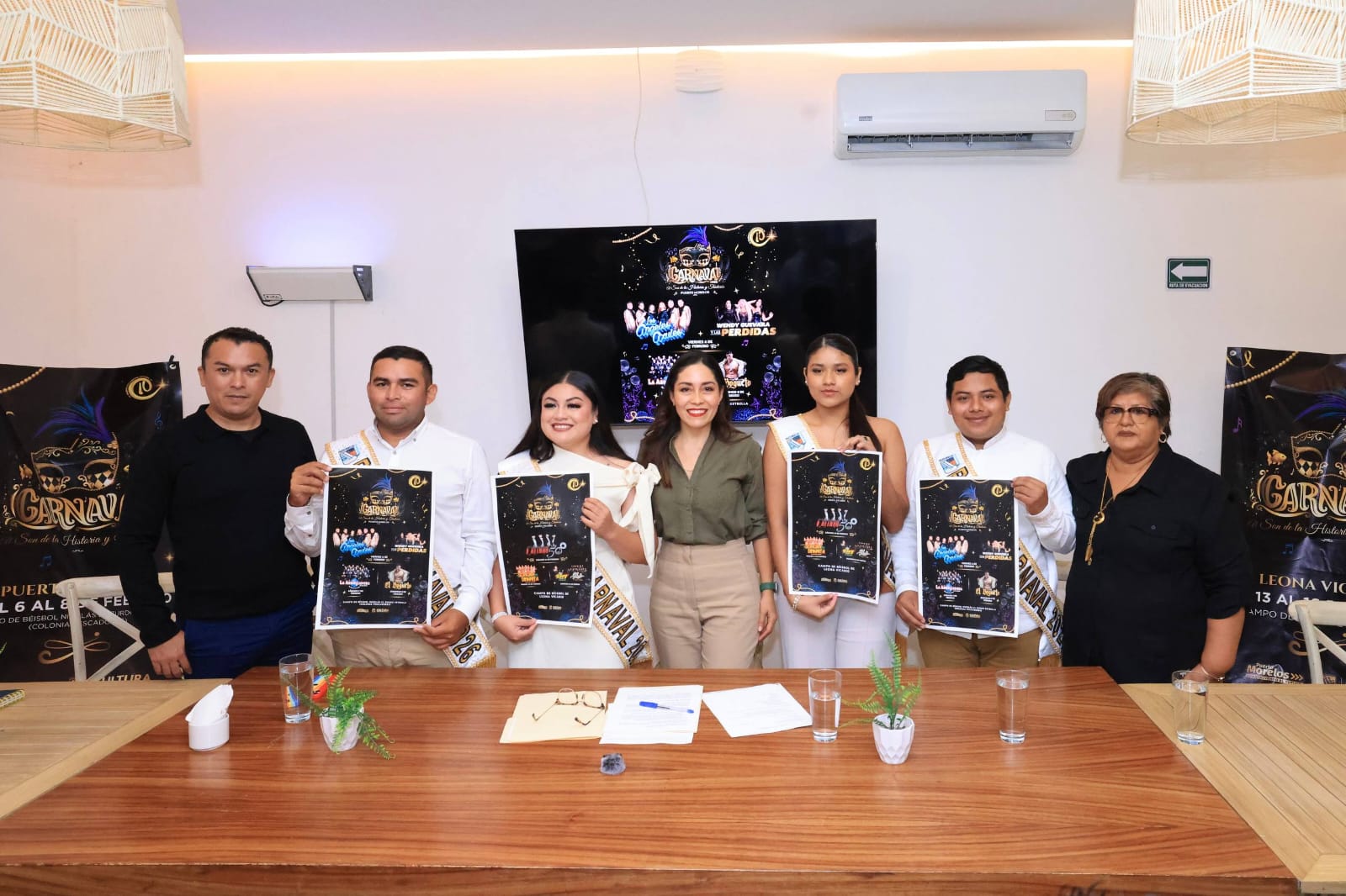 Presentan la cartelera del Carnaval Puerto Morelos y Leona Vicario 2026 “Al Son de la Historia y Tradición”