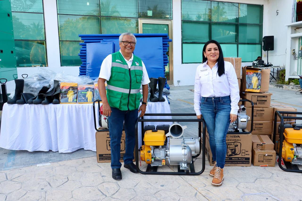 Puerto Morelos realiza importante inversión para fortalecer la atención de emergencias hidrometeorológicas