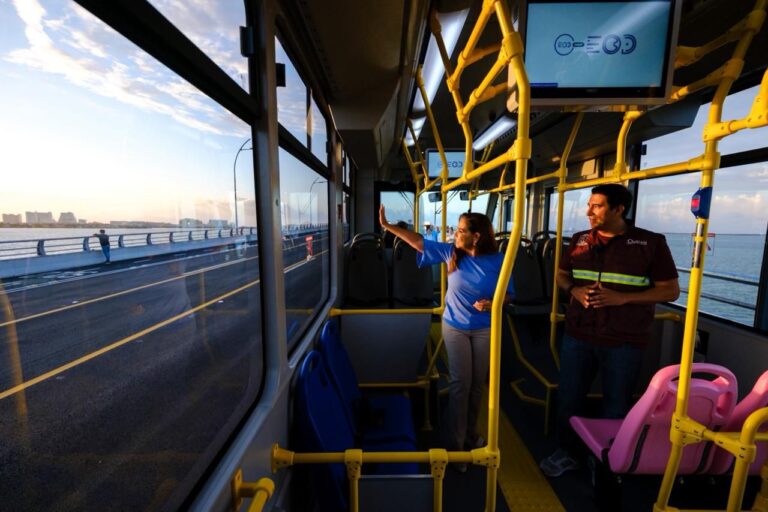 Comienzan las pruebas de MOBI de la Ruta 27 con conexión al Puente Nichupté y Arco Norte