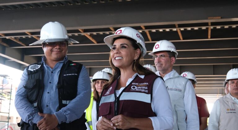 Constata Mara Lezama avance del 42% en la construcción del nuevo Hospital General del ISSSTE en Chetumal