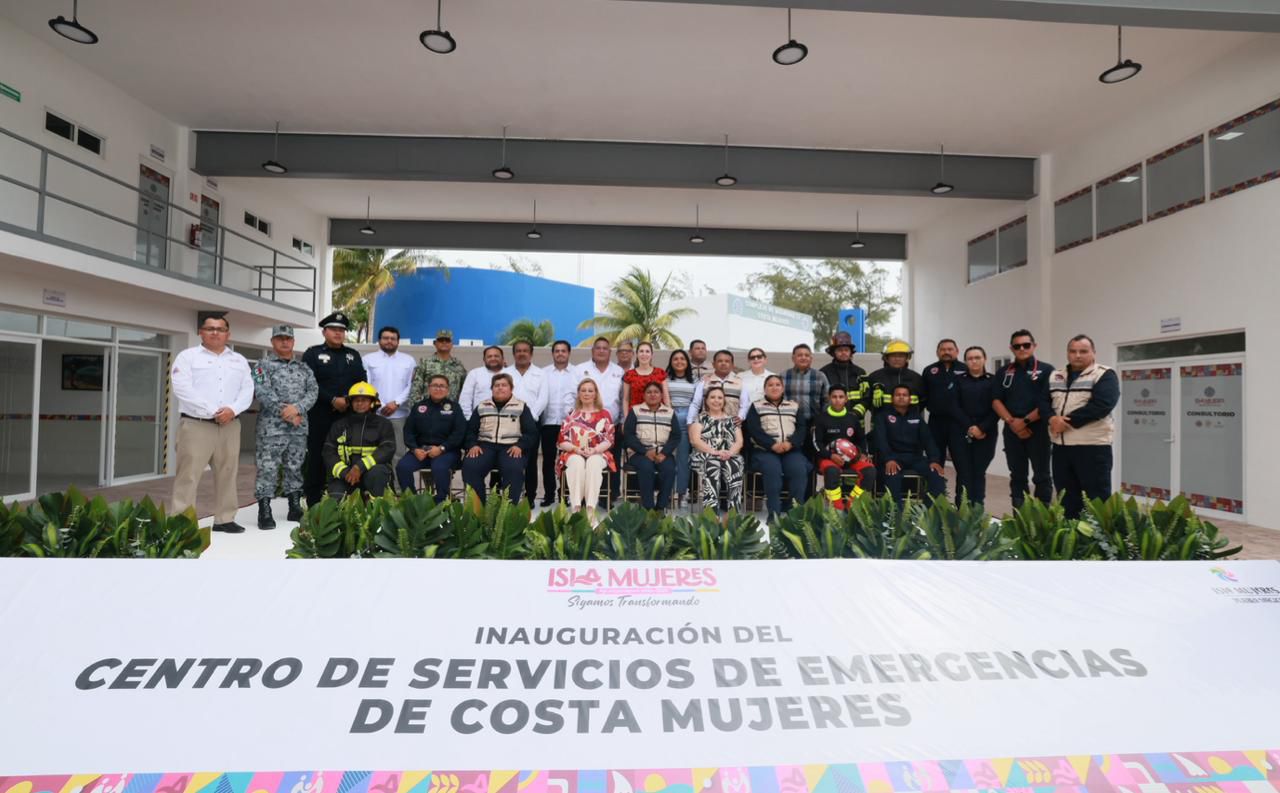 Atenea inaugura el Centro de Servicios de Emergencias de Costa Mujeres para fortalecer la seguridad y la capacidad de respuesta