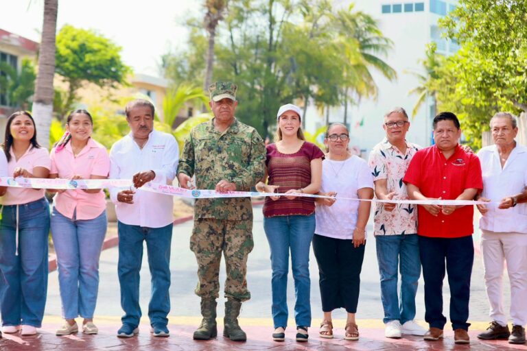 Atenea Gómez Ricalde transforma el Malecón Rueda Medina