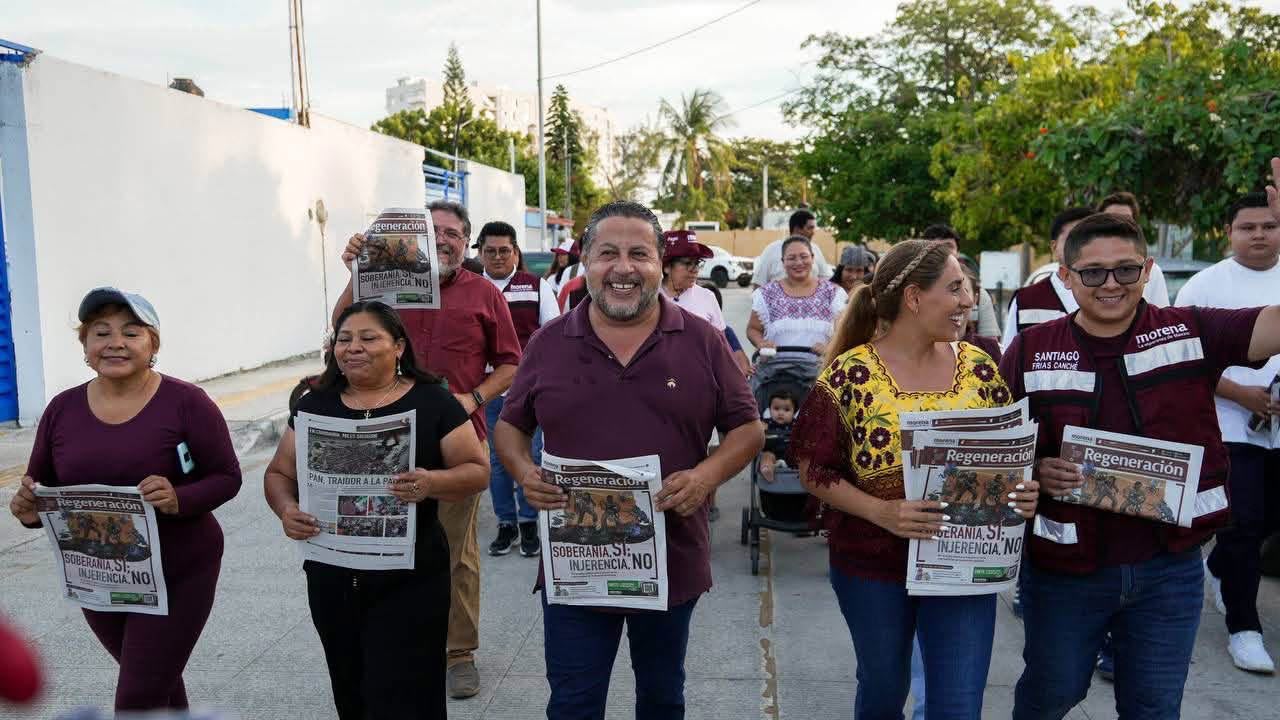 Jorge Sanén fortalece el trabajo territorial en Cancún