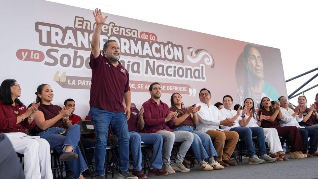 Jorge Sanén destaca unidad y organización de morena durante Asamblea en Cancún