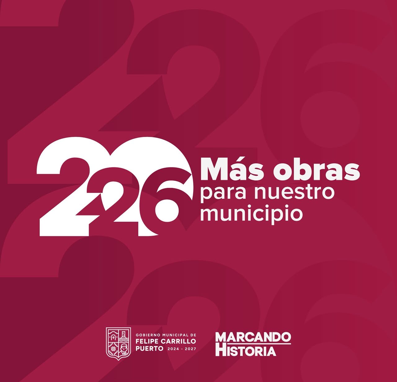 ¡Las Grandes Transformaciones continúan! Mary Hernández anuncia 26 obras para Felipe Carrillo Puerto y sus comunidades!