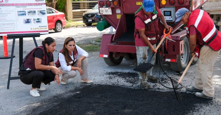 Fortalece Mara Lezama rehabilitación de calles para mejorar la movilidad en Chetumal
