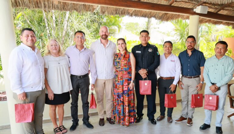 Atenea Gómez y Justen A. Thomas fortalecen coordinación entre Isla Mujeres y Consulado de Estados Unidos