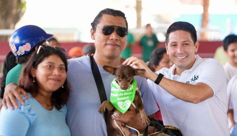 Renán Sánchez Tajonar anuncia la segunda Jornada Huellitas: vacunación antirrábica y microchip gratuitos en Cozumel