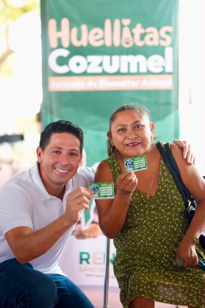Renán Sánchez Tajonar anuncia la segunda Jornada Huellitas: vacunación antirrábica y microchip gratuitos en Cozumel