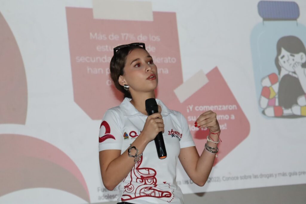 Llevan Jornada contra las Adicciones al CBTIS 72 de Carrillo Puerto 