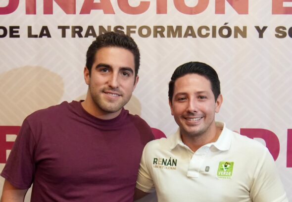 El Verde sigue firme en la alianza y respalda a Gino Segura: Renán Sánchez Tajonar