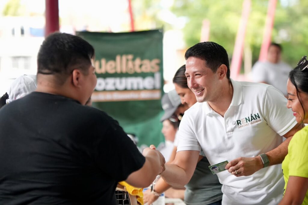 Renán Sánchez Tajonar fortalece el bienestar animal con la segunda jornada “Huellitas Cozumel”