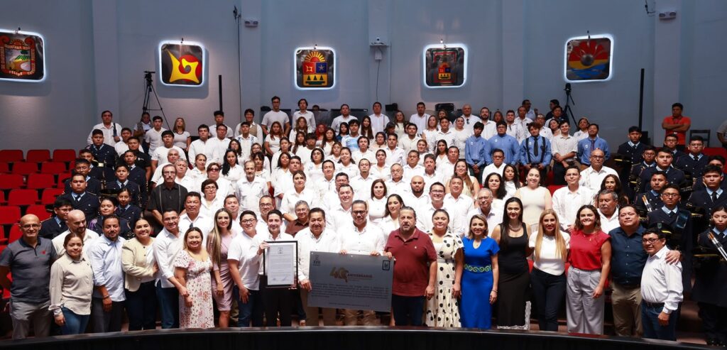 Reconoce Legislatura de la Justicia Social al Tec de Cancún por su 40 aniversario