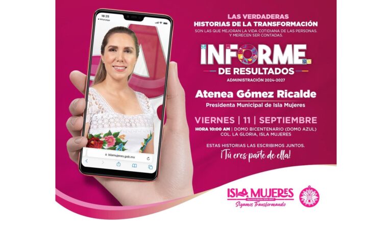 Atenea Gómez invita a las familias isleñas a su Informe de Resultados “Historias de la Transformación”