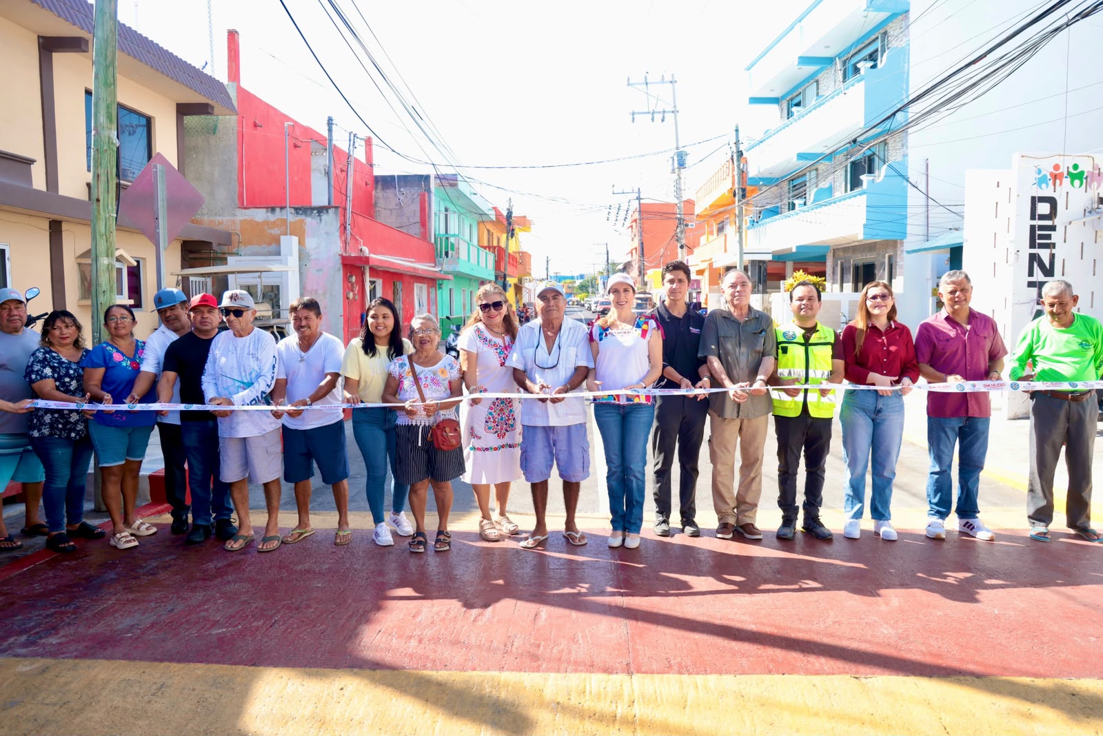 Atenea Gómez entrega renovada avenida Jesús Martínez Ross en Isla Mujeres