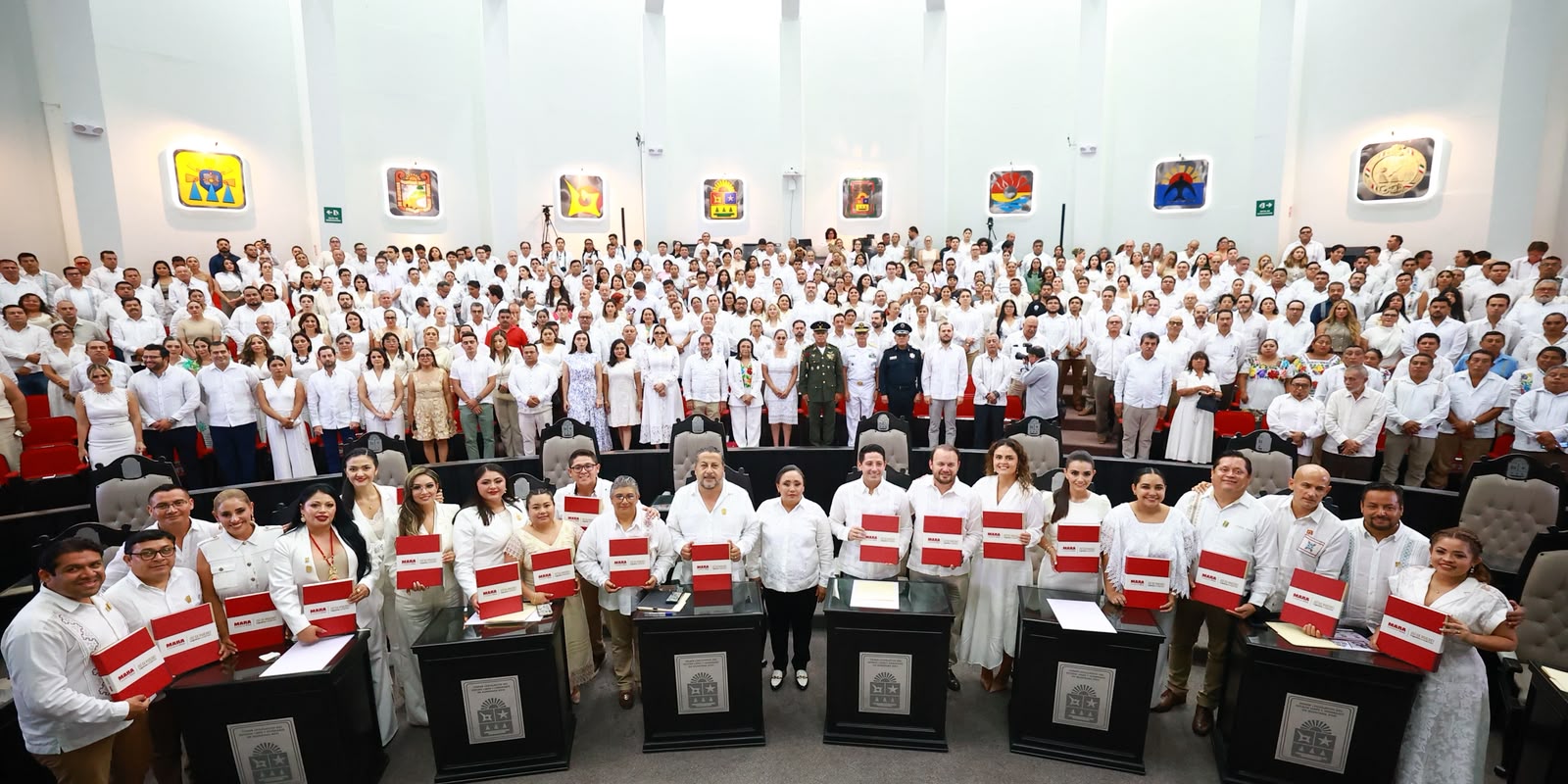 Recibe Congreso del Pueblo el Cuarto Informe de Gobierno de Mara Lezama