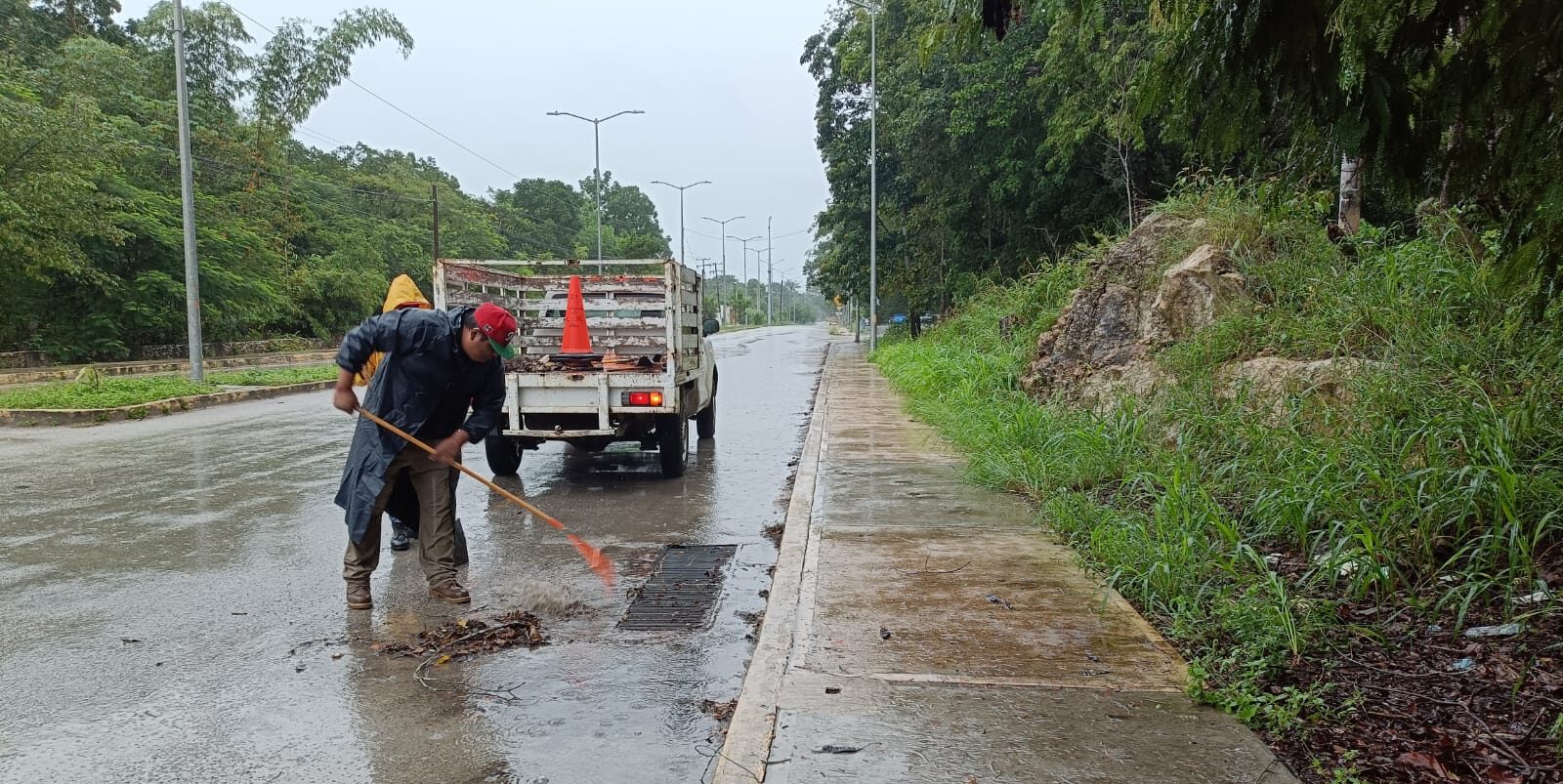 Activa Mary Hernández protocolo preventivo por condiciones climatológicas en Felipe Carrillo Puerto