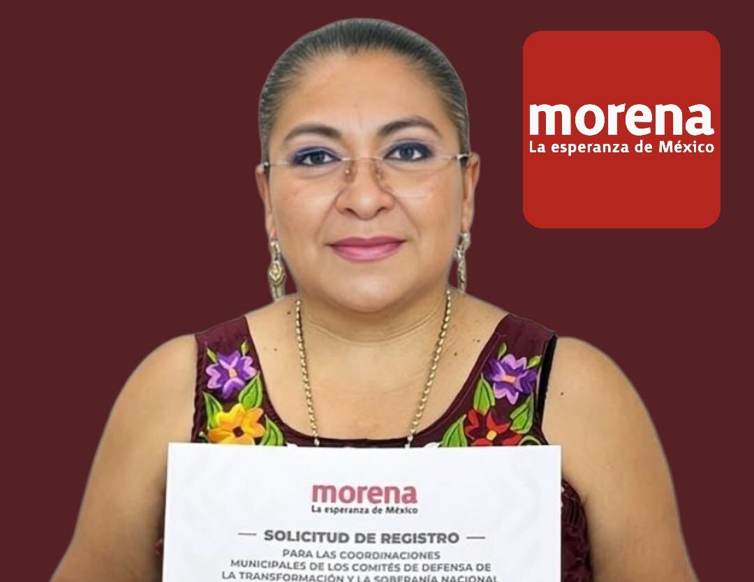 Suemi González se registra como aspirante a la Coordinación Municipal en Isla Mujeres