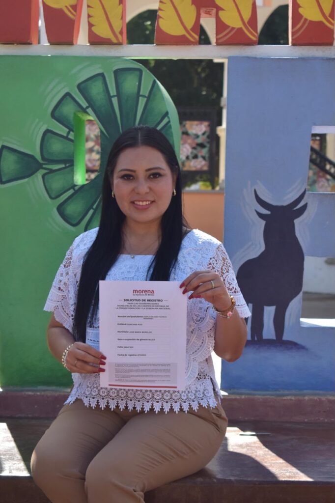 Jaddla Pacheco anuncia registro a la coordinación municipal de Morena