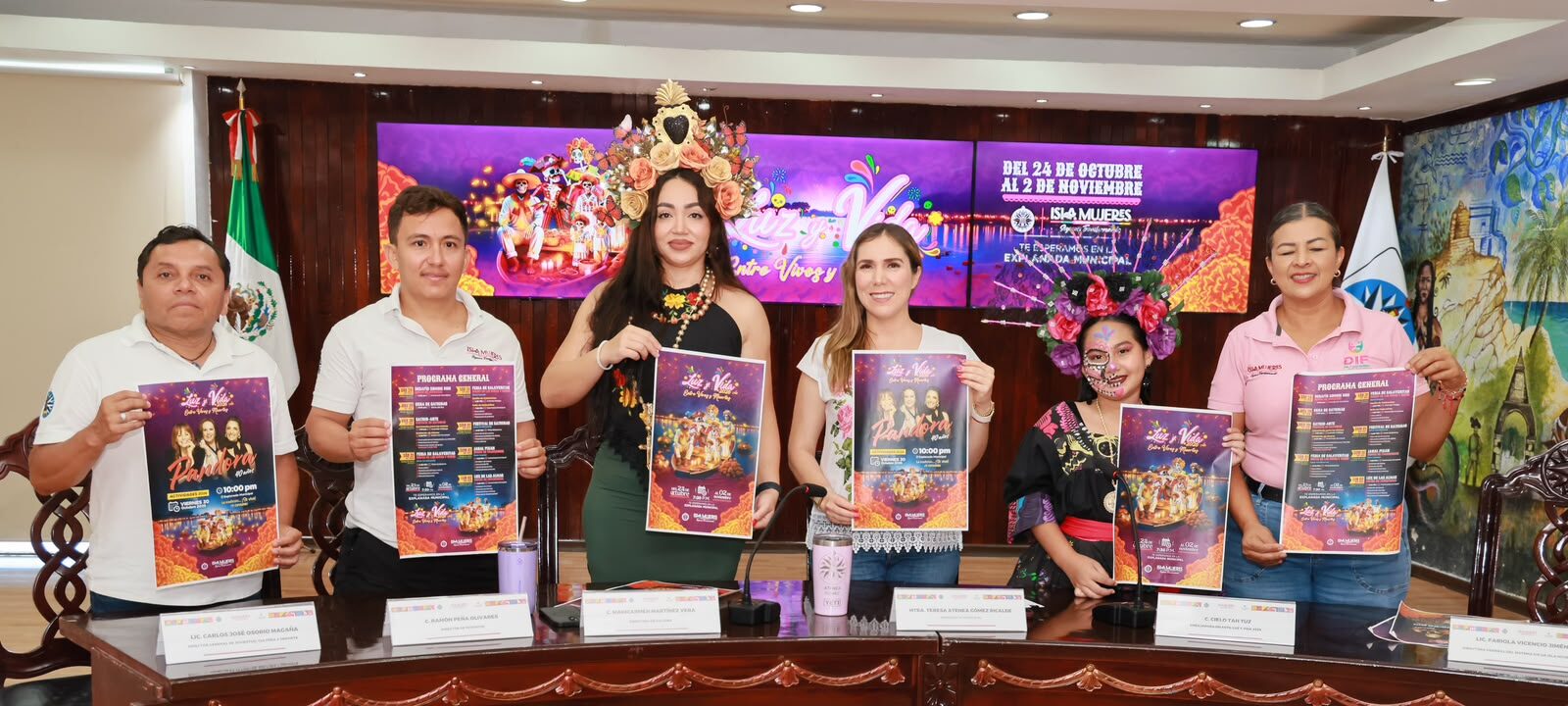 Pandora engalanará el Festival “Luz y Vida 2026, Entre Vivos y Muertos” en Isla Mujeres